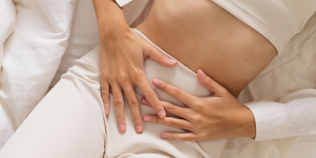 An illustration depicting the sensation of endometriosis pain.