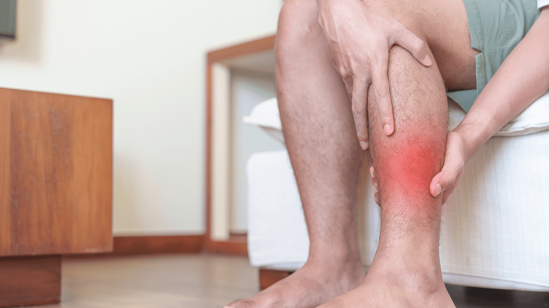 Illustration of an area that can be affected by leg pain