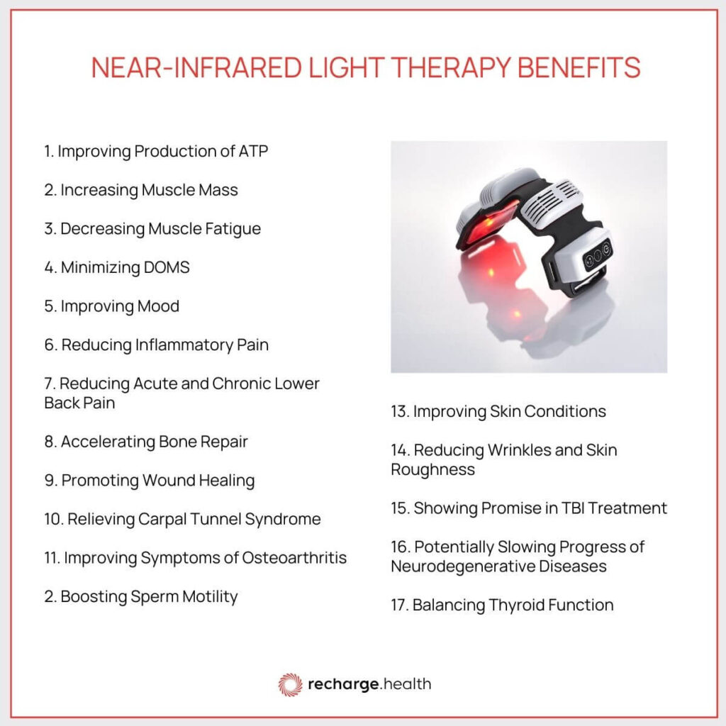 near infrared light therapy benefits