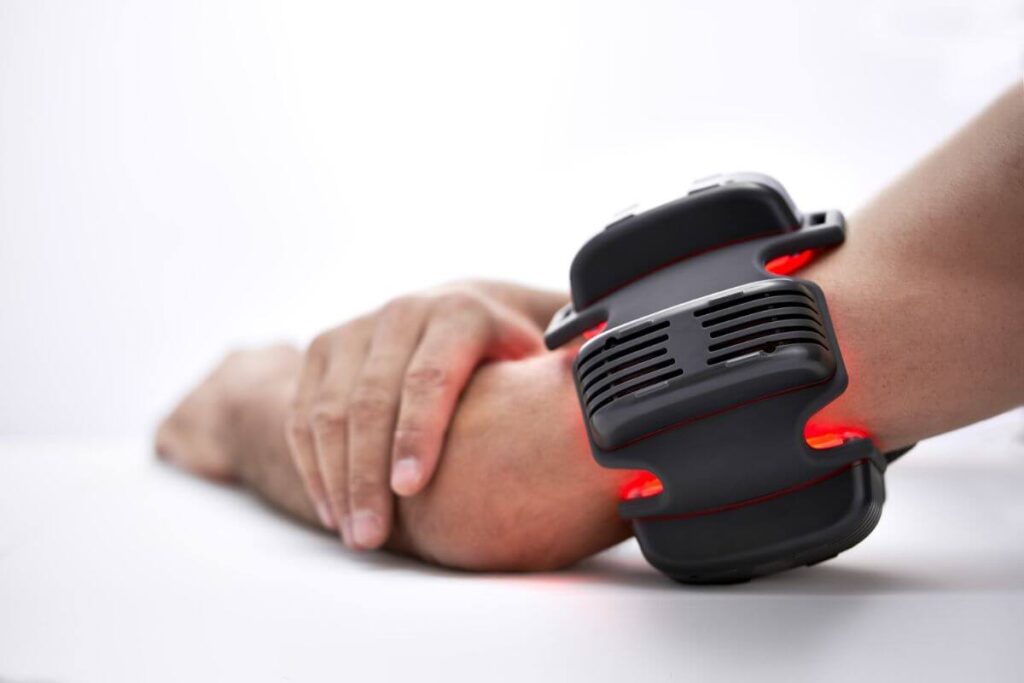 red led light therapy for elbow